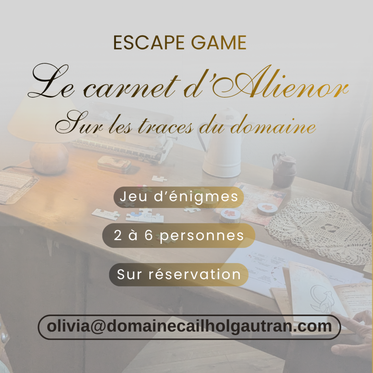 Escape game : Le Carnet d'Aliénor